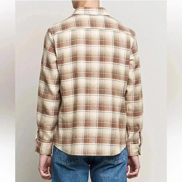 NWT A.P.C. Trek Cotton-Blend Flannel Overshirt size XXL - Picture 11 of 12